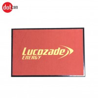 Dotcom supplier Custom Personalized Polyester Printed Logo Economic PVC Mat