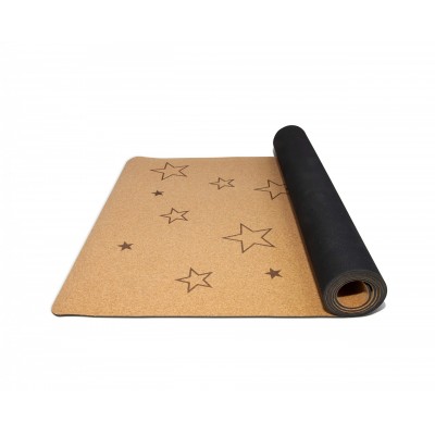 Custom Printed Logo  Non Slip Cork 6mm Yoga Mats 2020