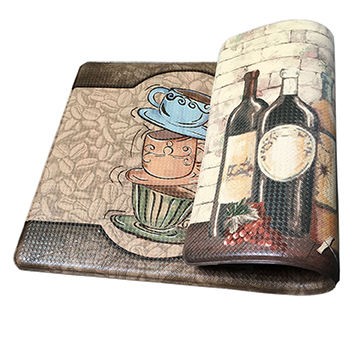 Custom Anti Fatigue Comfort Mat Kitchen Floor Mat PVC Kitchen Mat