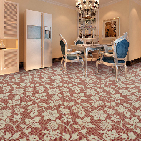 Printed Oriental Design Cheap Floral Pattern Wall To Wall Carpet