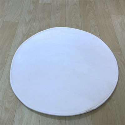 Sublimation Round Blank White Flannel Ground Floor Door Mat