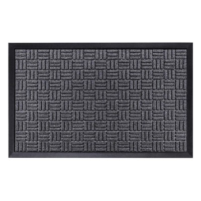 Diamond Patterns Footprint Entrance Front Door Mats for Double