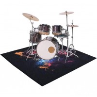 Custom Design Anti-Slip Printed Durable  Drum Logo Mat