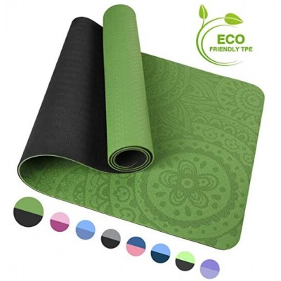 Durable Non-Slip TPE Material Custom Design Printed Yoga Mat