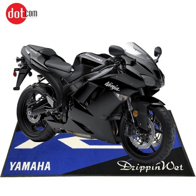 Dotcom Custom Personalized Advertising Motorcycle Mat