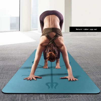 Foldable Eco Friendly Cheap Printed PU Rubber Yoga Mat with Logo